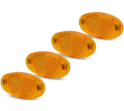 Spoke reflector set ACID CMPT orange (4 pcs.)