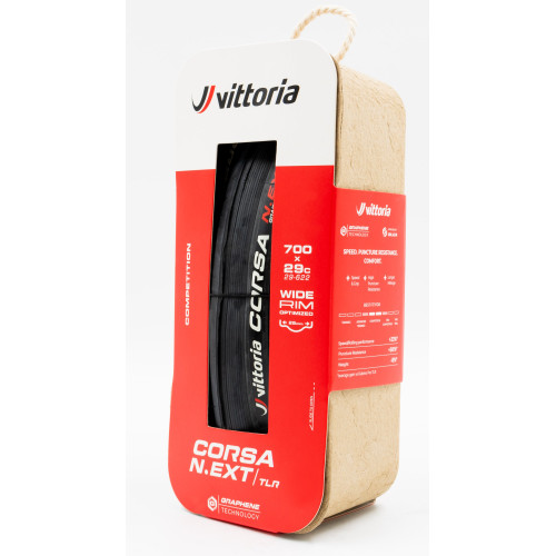 Tire 28" Vittoria Corsa N.EXT G2.0 TLR 700x29c / 29-622 black (wide rim)