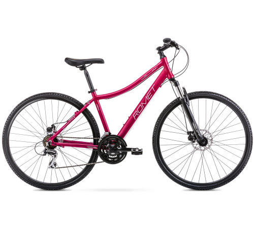 Bicycle Romet Orkan 1 D 2025 dark pink-17" / M