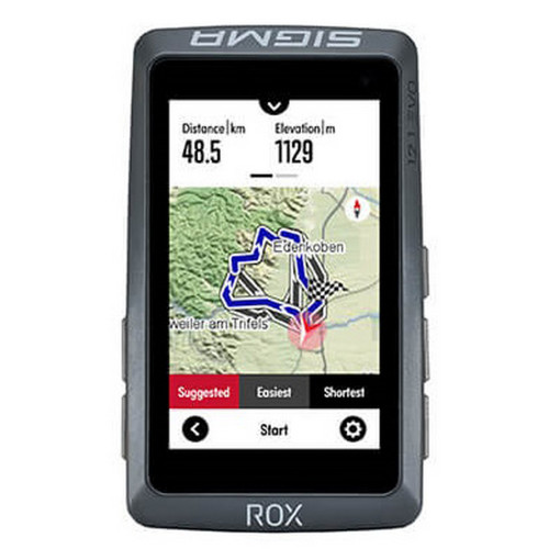 Bike computer SIGMA ROX 12.1 Evo GPS Night grey Basic Set