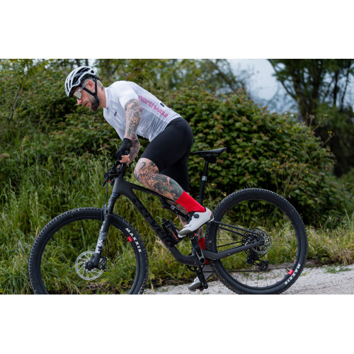 Cycling shoes Northwave Razer MTB XC light grey-green forest-45