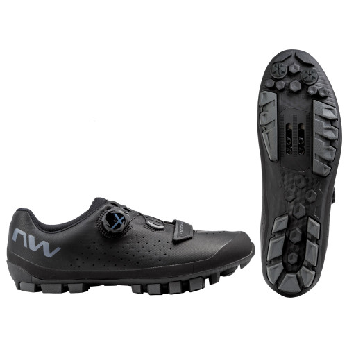 Cycling shoes Northwave Hammer Plus Wide MTB XC black-dark grey-43½