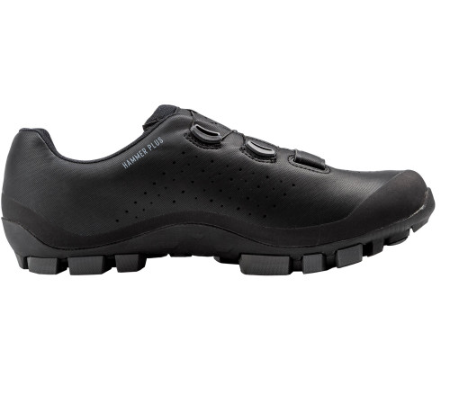 Cycling shoes Northwave Hammer Plus Wide MTB XC black-dark grey-45