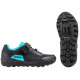 Cycling shoes Northwave Escape Evo 2 WMN MTB AM black-turquoise-41