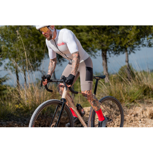 Velos krekls Northwave Essence EVO S/S light grey-white-M