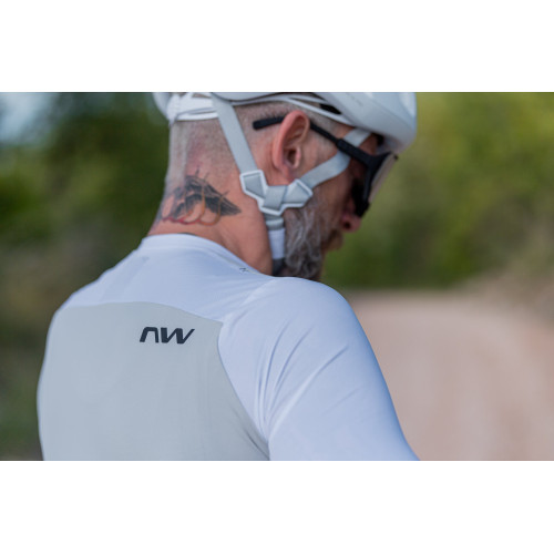 Velos krekls Northwave Essence EVO S/S light grey-white-M