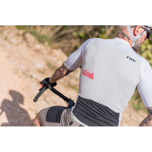Jersey Northwave Essence EVO S/S light grey-white-L