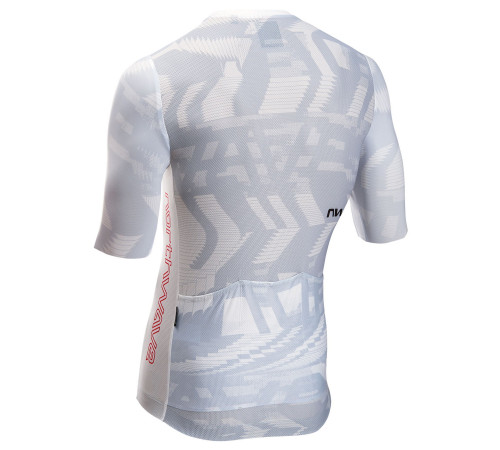 Jersey Northwave Blade Air S/S light grey-radiant red-M