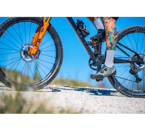 Socks Northwave Sunday Monday light grey-forest green-M (40/43)