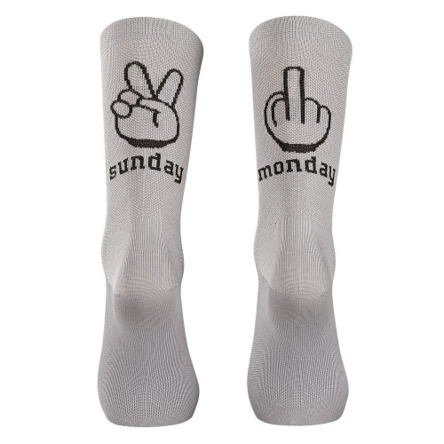 Socks Northwave Sunday Monday light grey-forest green-L (44/47)