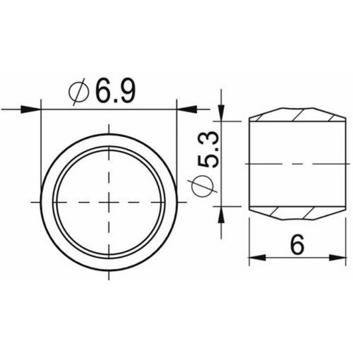 Disc brake hose bleeding components ProX 5mm for Shimano (50pcs.)