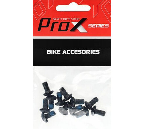 Disc rotor fixing bolts Prox black M5x10mm (12pcs.)