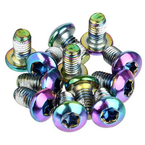 Disc rotor fixing bolts Prox rainbow M5x10mm (12pcs.)