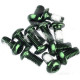 Disc rotor fixing bolts Prox green (12pcs.)