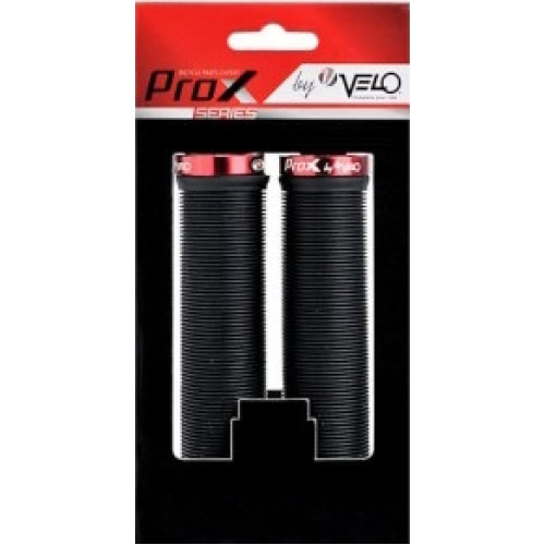 Grips ProX VLG-1266AD2 135mm 2xLock-on black-red