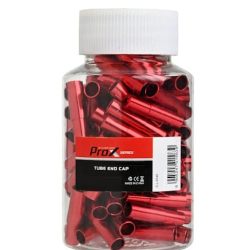 Bremžu troses apvalka uzgali ProX Alu red (100pcs.)