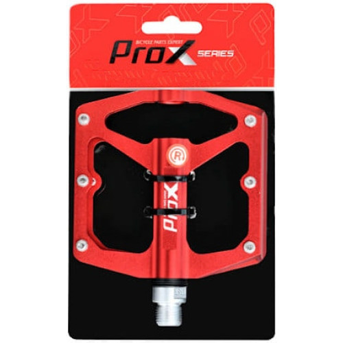 Pedals ProX Stig 25 Alu Pins axle Cr-Mo red