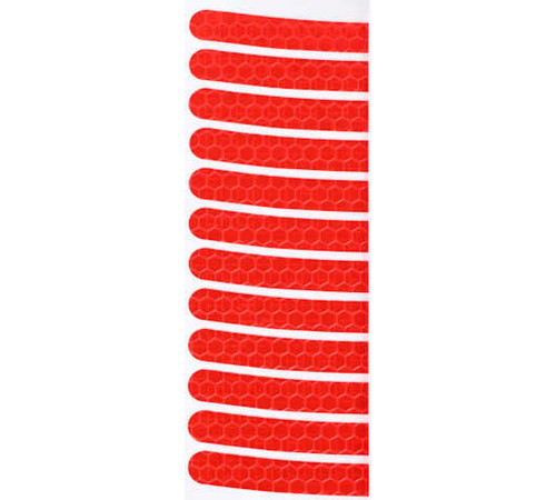 Wheel/helmet decoration stickers Prox red