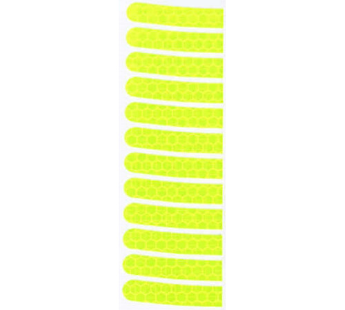 Wheel/helmet decoration stickers Prox yellow