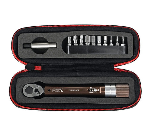 Tool set ProX Premium Line with dynamometer 2-24Nm 12-parts bronze