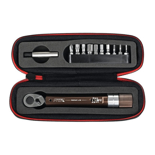 Tool set ProX Premium Line with dynamometer 2-24Nm 12-parts bronze