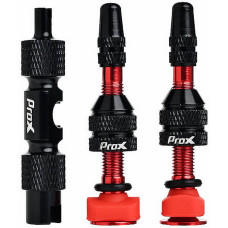 Ventiļu komplekts ProX Tubeless + key 40mm red