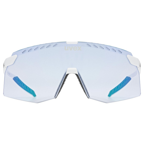 Glasses Uvex pace stage V white matt / mirror blue