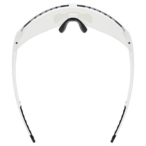 Glasses Uvex pace stage V white matt / mirror green