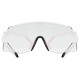 Glasses Uvex pace stage V white matt / mirror green