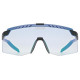 Glasses Uvex pace stage S V black matt / mirror blue