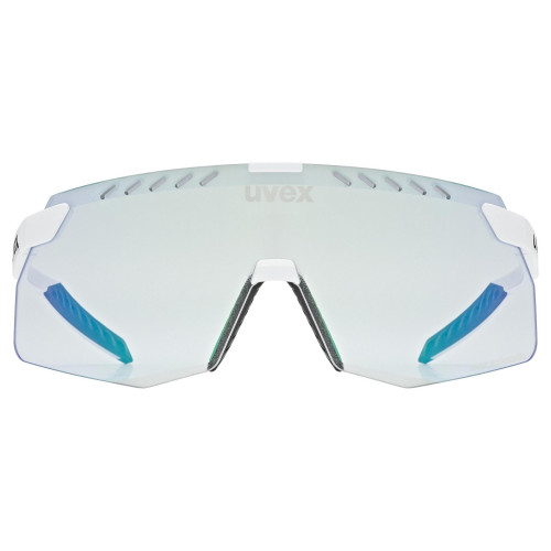 Glasses Uvex pace stage S V white matt / mirror green