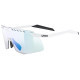 Glasses Uvex pace stage S V white matt / mirror green