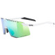 Glasses Uvex pace stage CV white matt / glossy green