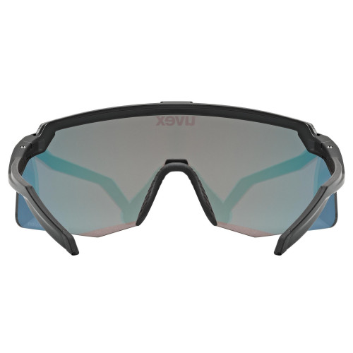 Glasses Uvex pace stage S CV black matt / racy red