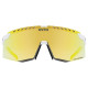 Glasses Uvex pace stage S CV white matt / mirror yellow