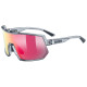 Glasses Uvex sportstyle 235 smoke transparent / mirror red