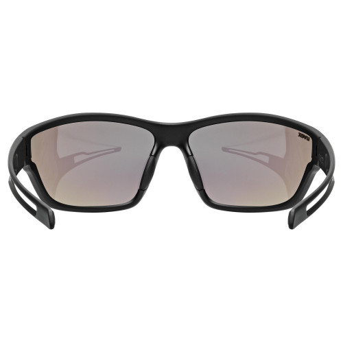 Glasses Uvex sportstyle 806 black matt / mirror green