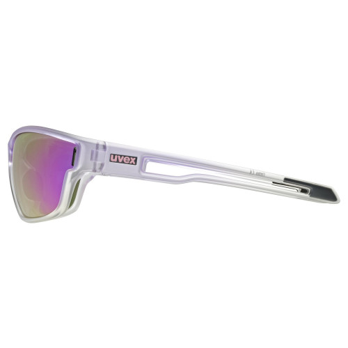 Glasses Uvex sportstyle 806 purple fade / mirror purple