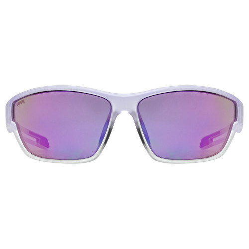 Glasses Uvex sportstyle 806 purple fade / mirror purple