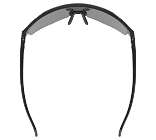 Glasses Uvex axos set black matt / mirror silver