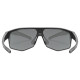 Glasses Uvex axos set black matt / mirror silver