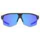 Glasses Uvex axos set black mat / mirror blue