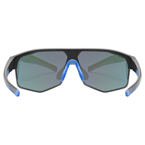 Glasses Uvex axos set black mat / mirror blue