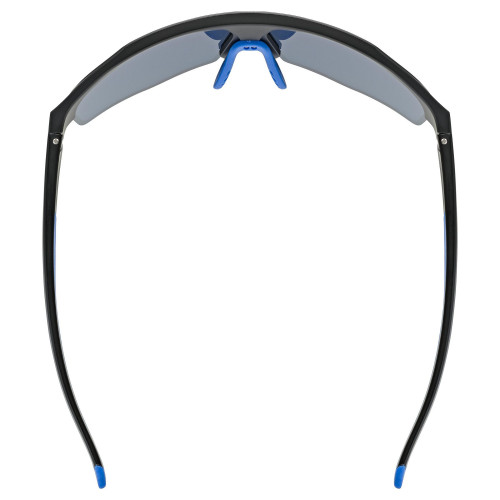 Glasses Uvex axos set black mat / mirror blue