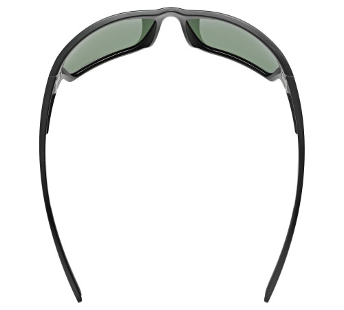 Glasses Uvex sportstyle 233 P black mat / mirror green