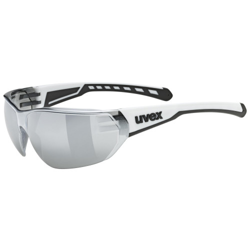 Glasses Uvex equate white matt / mirror silver