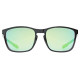 Glasses Uvex LGL 52 black / mirror green