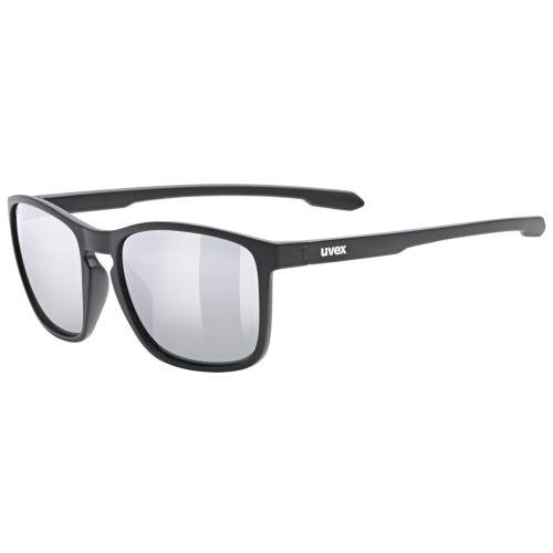 Glasses Uvex LGL 52 black matt / mirror silver