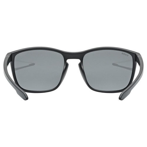 Glasses Uvex LGL 52 black matt / mirror silver