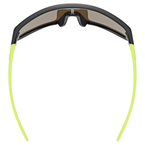 Glasses Uvex skyrise jr. black-yellow matt / mirror yellow